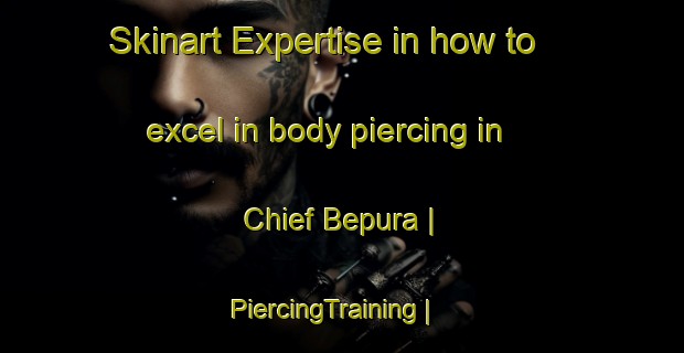 Skinart Expertise in how to excel in body piercing in Chief Bepura | PiercingTraining | PiercingClasses | SkinartTraining-Zimbabwe